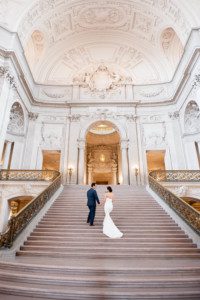 San Francisco City Hall staircase photo - Anna Hogan Photography