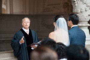 Private 4th floor wedding photography at San Francisco City Hall