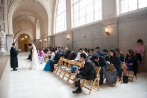 Private 4th floor wedding photography at San Francisco City Hall 2