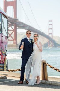 married couple at fort point san francisco